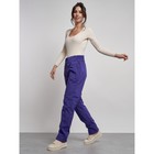 Брюки утеплённые женские, размер 48, цвет фиолетовый - Фото 12