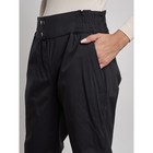 Брюки утеплённые женские, размер 50, цвет чёрный - Фото 9