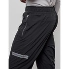 Брюки утеплённые мужские, размер 50, цвет чёрный - Фото 12