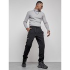 Брюки утеплённые мужские, размер 50, цвет чёрный - Фото 16