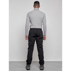 Брюки утеплённые мужские, размер 50, цвет чёрный - Фото 4