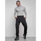 Брюки утеплённые мужские, размер 52, цвет чёрный - Фото 15