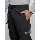 Брюки утеплённые мужские, размер 52, цвет чёрный - Фото 9