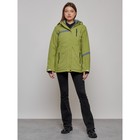 Куртка горнолыжная женская, размер 58, цвет хаки - Фото 13
