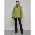 Куртка горнолыжная женская, размер 58, цвет хаки - Фото 17