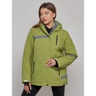 Куртка горнолыжная женская, размер 58, цвет хаки - Фото 3