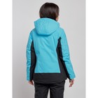 Куртка горнолыжная женская, размер 42, цвет голубой - Фото 4