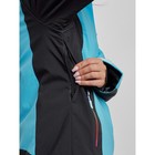 Куртка горнолыжная женская, размер 42, цвет голубой - Фото 6