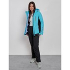 Куртка горнолыжная женская, размер 42, цвет голубой - Фото 8