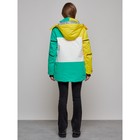 Куртка горнолыжная женская, размер 42, цвет жёлтый - Фото 4