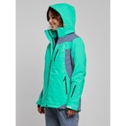 Куртка горнолыжная женская, размер 42, цвет зелёный - Фото 5