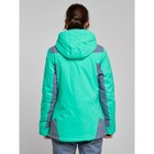 Куртка горнолыжная женская, размер 42, цвет зелёный - Фото 7