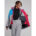 Куртка горнолыжная женская, размер 44, цвет малиновый - Фото 12