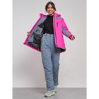 Куртка горнолыжная женская, размер 42, цвет розовый - Фото 11
