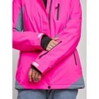 Куртка горнолыжная женская, размер 42, цвет розовый - Фото 8