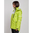 Куртка горнолыжная женская, размер 42, цвет салатовый - Фото 2