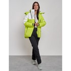 Куртка горнолыжная женская, размер 42, цвет салатовый - Фото 10