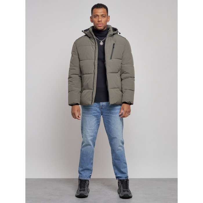 Куртка мужская, размер 58, цвет хаки - Фото 1