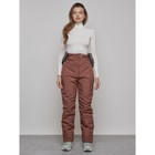 Полукомбинезон женский, размер 42, цвет коричневый - Фото 5