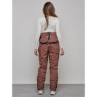 Полукомбинезон женский, размер 44, цвет коричневый - Фото 8