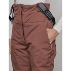 Полукомбинезон женский, размер 50, цвет коричневый - Фото 17