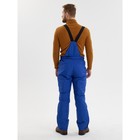 Полукомбинезон горнолыжный утёпленный мужской, размер 54, цвет синий - Фото 4