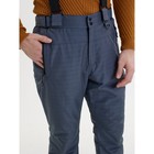 Полукомбинезон горнолыжный утёпленный мужской, размер 56, цвет тёмно-серый - Фото 6