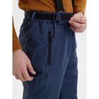 Полукомбинезон горнолыжный утёпленный мужской, размер 50, цвет тёмно-синий - Фото 5