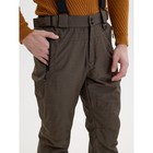 Полукомбинезон горнолыжный утёпленный мужской, размер 54, цвет хаки - Фото 6