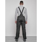 Полукомбинезон горнолыжный утёпленный мужской, размер 54, цвет хаки - Фото 4