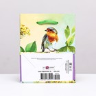 Пакет подарочный "Весенняя птичка", 11,5 х 14,5 х 6,5 см - Фото 2
