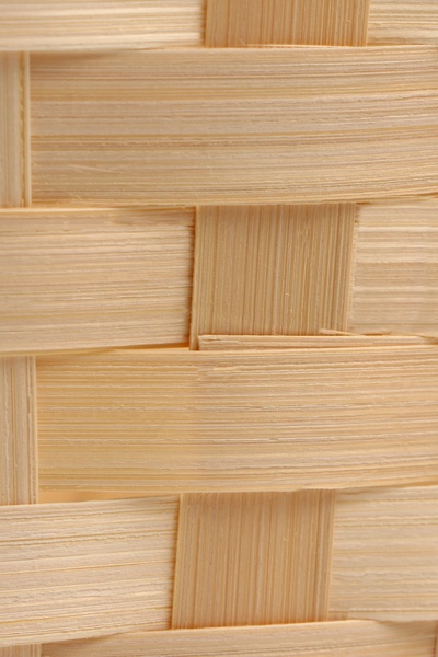 Корзина плетёная для хранения, 30×22×13 см, ручка h=36 см, бамбук, натуральный цвет, Greengo