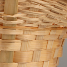 Корзина плетёная,D21/13 x H14/29см, бамбук, натуральный - Фото 5