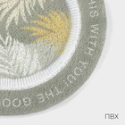 Коврик для дома LaDо́m, овал, 40×60 см, зелёный - Фото 3