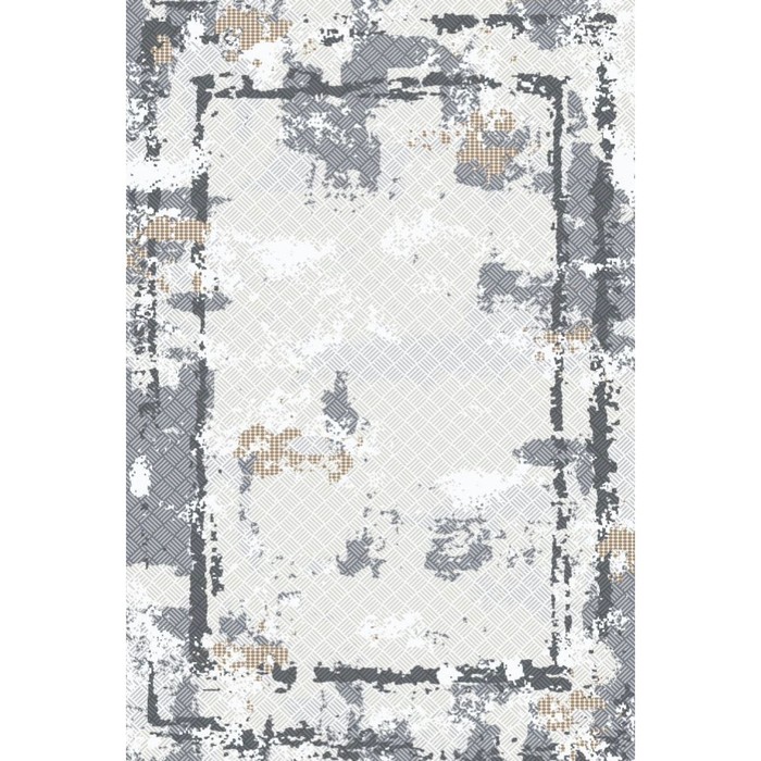 Ковёр прямоугольный Sarar 478, размер 100х200 см, цвет cokme_krem/l.grey