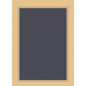 Ковёр-циновка овальный 8786, размер 50х80 см, цвет grey/beige