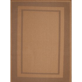 Ковёр-циновка овальный 9198, размер 60х110 см, цвет gold/brown