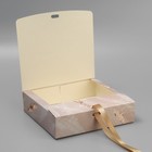 Коробка подарочная складная, упаковка, «Present», 20 х 18 х 5 см - Фото 3