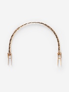 Ручка для сумки «Рифлёная рамка», металлическая, на прокол, 13×9 см, цвет золотой - Фото 3