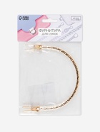 Ручка для сумки «Рифлёная рамка», металлическая, на прокол, 13×9 см, цвет золотой - Фото 7