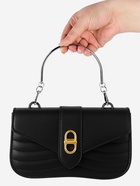 Ручка для сумки «Полукруг», металлическая, с карабинами, 12×9 см, цвет серебряный - Фото 5