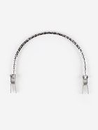 Ручка для сумки «Рифлёная рамка», металлическая, на прокол, 13×9 см, цвет серебряный - Фото 3