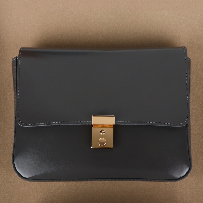 Застёжка для сумки, 3,5 × 2,6 см, цвет золотой