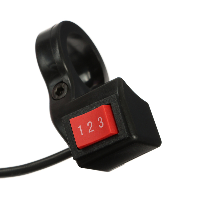 Клавишный переключатель на руль мото, 3 режима, провод 30 см - Фото 1