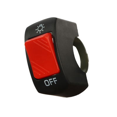 Клавишный переключатель на руль мотоцикла CARTAGE, пластик, 2 режима, провод 30 см