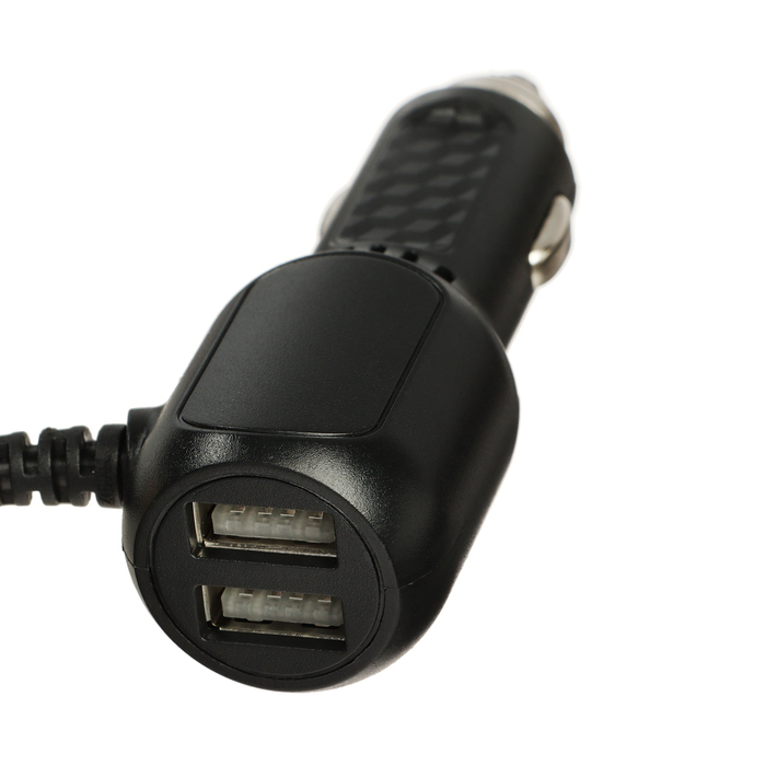 Зарядное устройство прямой Mini USB, c 2USB 3.4 А, 5 В, провод 3,5 м