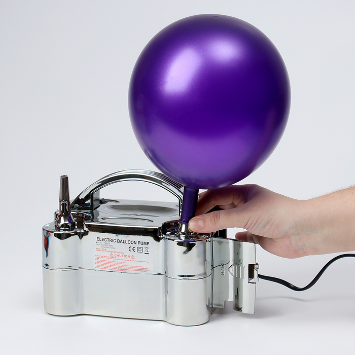 Компрессор для воздушных шаров, Цвет серебро, без батареек