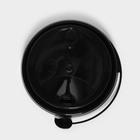 Крышка одноразовая для стакана с питейником и клапаном, черная, 9 см, 50 шт/уп - Фото 3