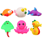 Набор резиновых игрушек для ванны «Море», с пищалкой, 6 шт, Крошка Я - фото 3264574