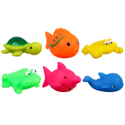 Набор резиновых игрушек для ванны «Мир моря», с пищалкой, 6 шт, Крошка Я - фото 320997325